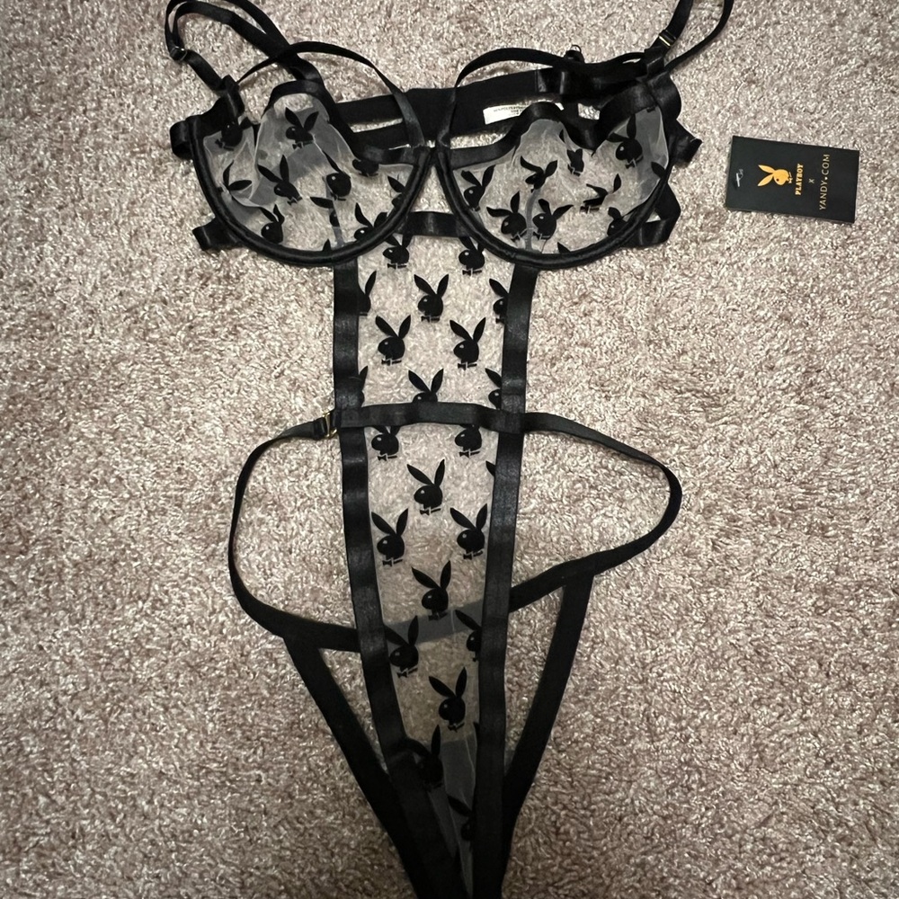 PLAYBOY Bodysuit Teddy Lingerie